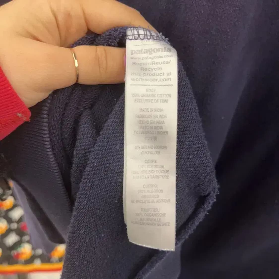 파타고니아 패치로고 캐주얼 맨투맨 스웻셔츠 XL C07324 상품이미지6