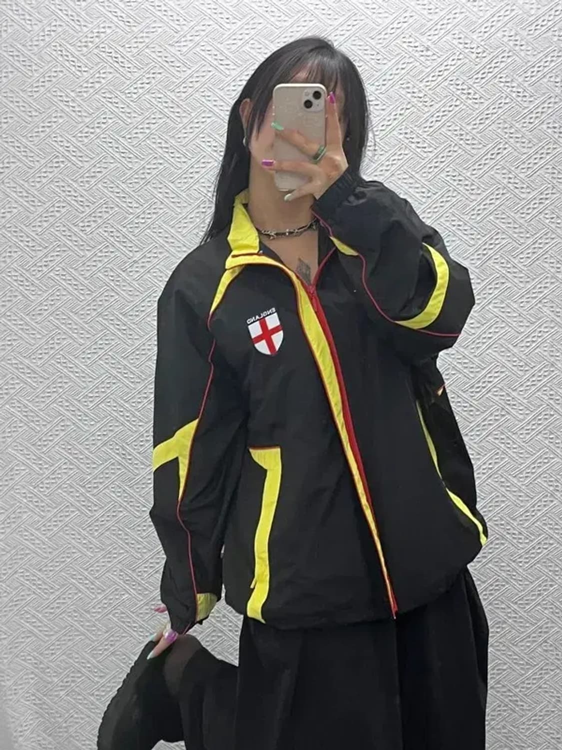 엄브로 잉글랜드 축구 오버핏 윈드브레이커 바람막이 100 C07340 상품이미지1