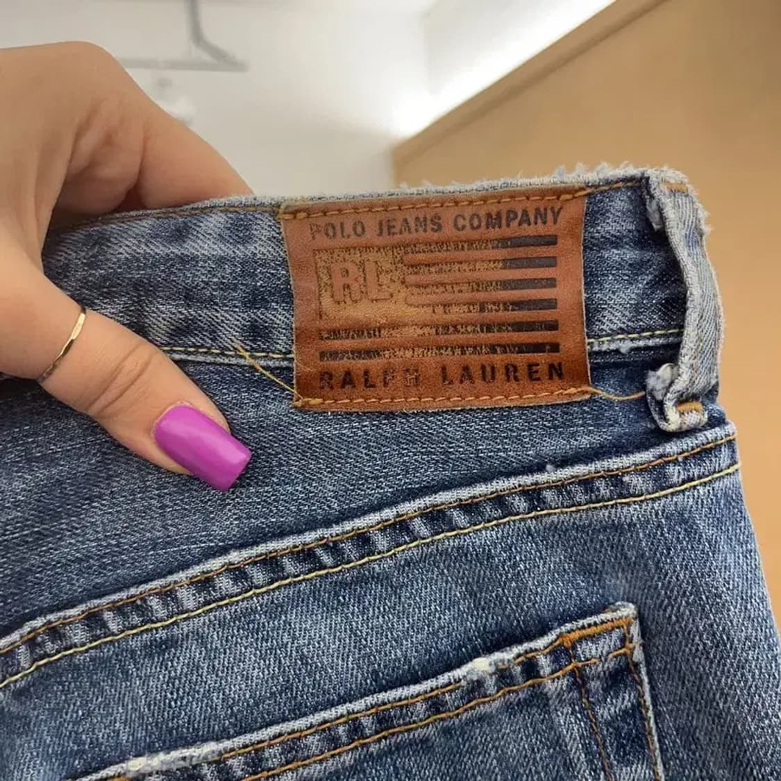 폴로 랄프로렌 빈티지 부츠컷 데님 청바지 2 C07356 상품이미지5