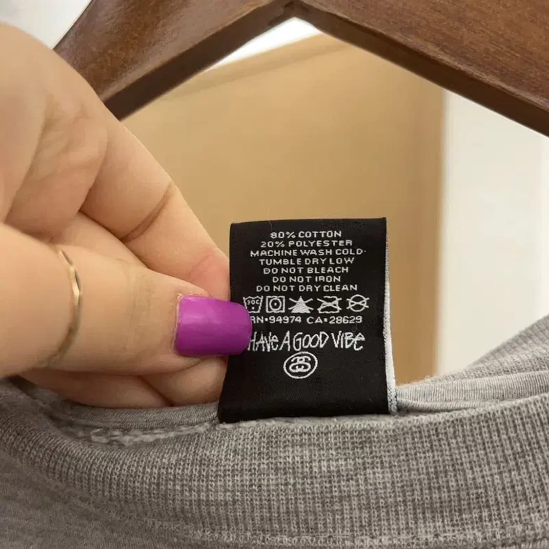 스투시 정품 NYC 월드투어 약기모 스웻셔츠 맨투맨 L C07325 상품이미지6