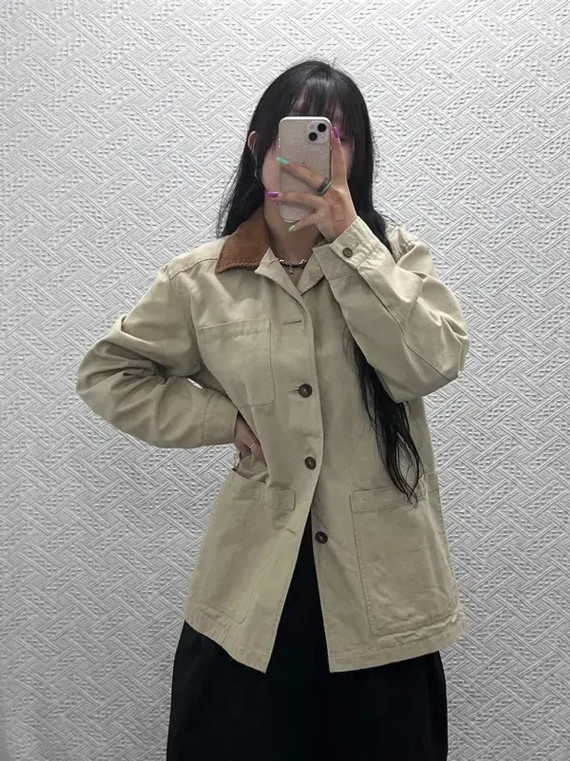 챕스 랄프로렌 오버핏 모호크 헌팅 워크 자켓 M C07345 상품이미지1