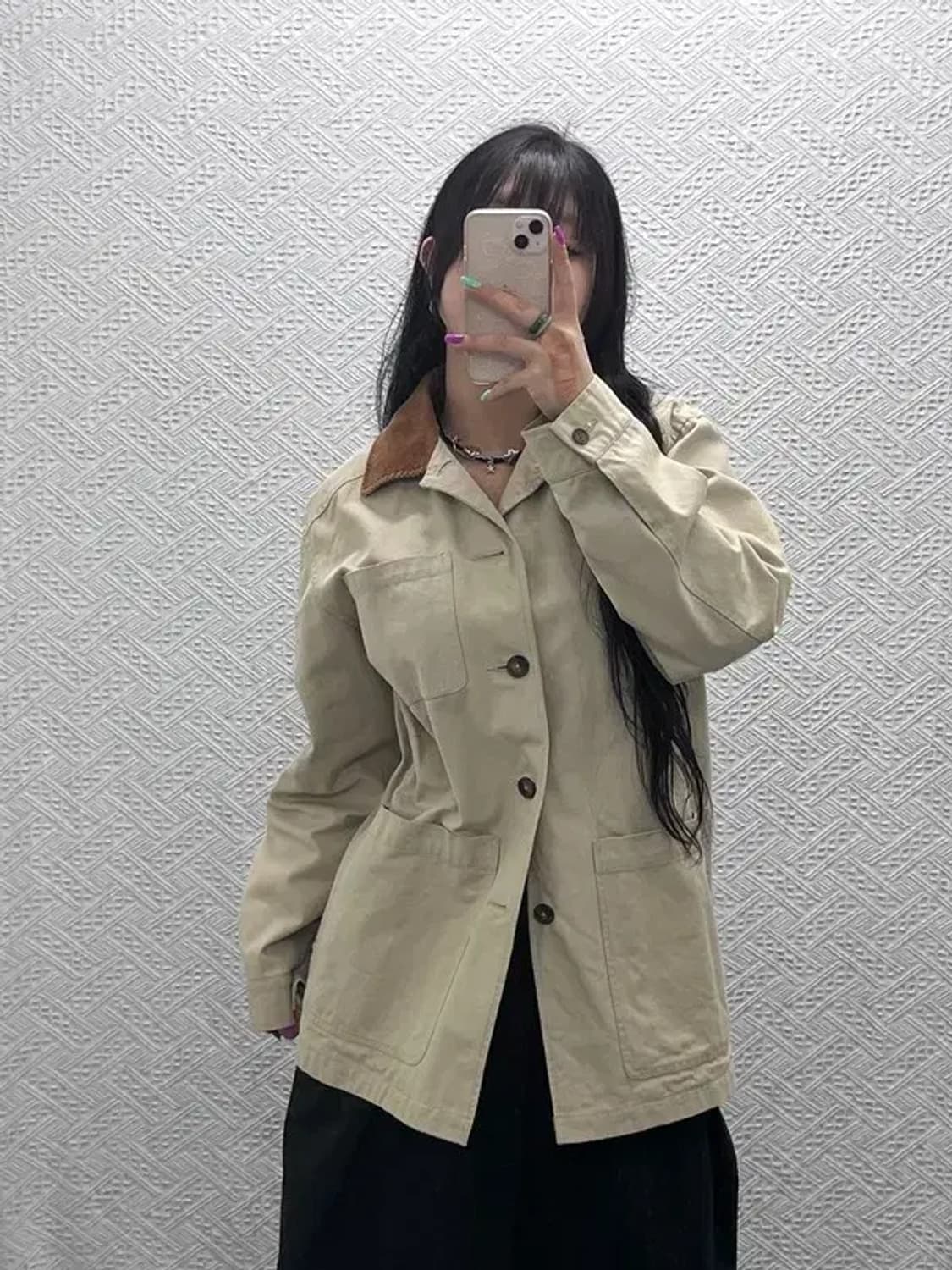 챕스 랄프로렌 오버핏 모호크 헌팅 워크 자켓 M C07345 상품이미지2