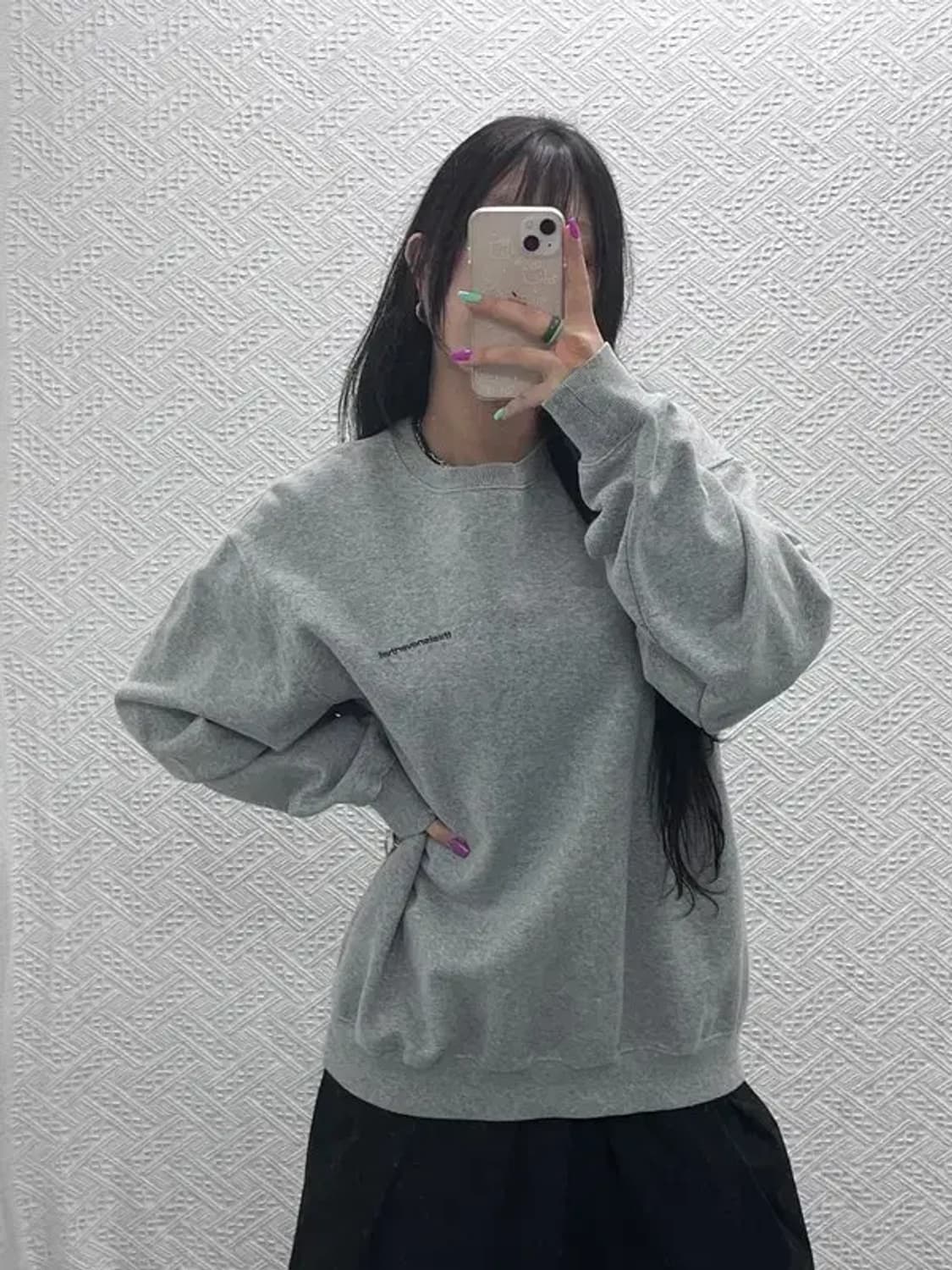 디스이즈네버댓 백로고 프린팅 스웻셔츠 맨투맨 XL C07326 상품이미지1