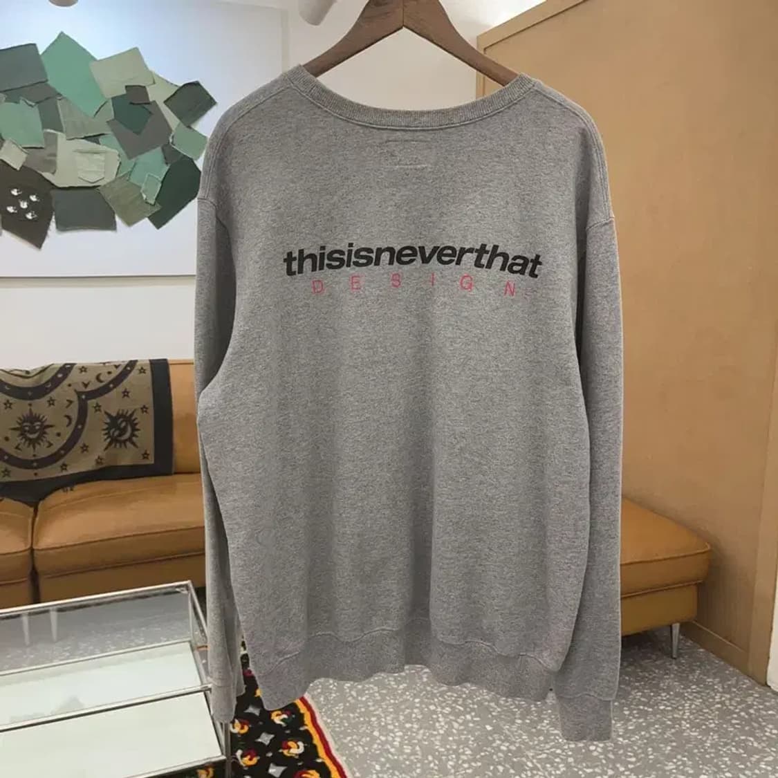 디스이즈네버댓 백로고 프린팅 스웻셔츠 맨투맨 XL C07326 상품이미지4