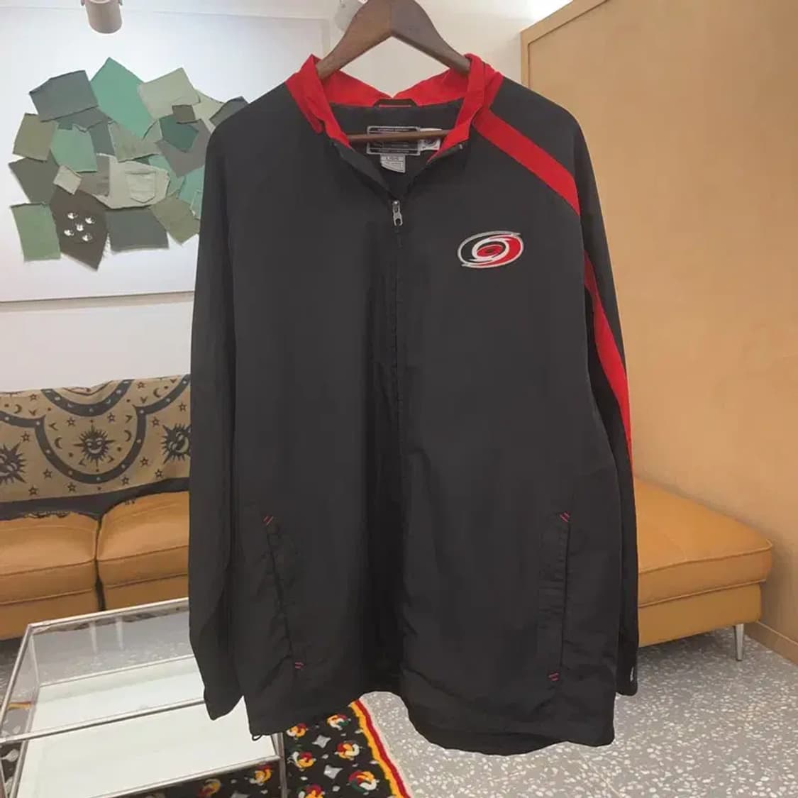 리복 NHL 허리케인스 올드스쿨 오버핏 바람막이 L C07339 상품이미지3