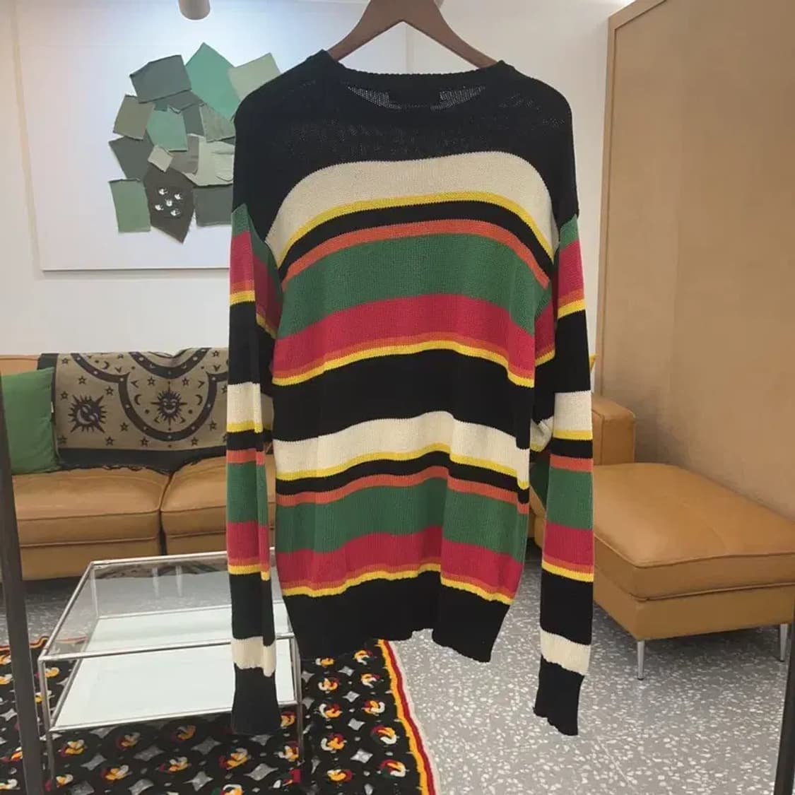 폴로 랄프로렌 90's Y2K 희귀 레트로 배색 니트 105 C07358 상품이미지4