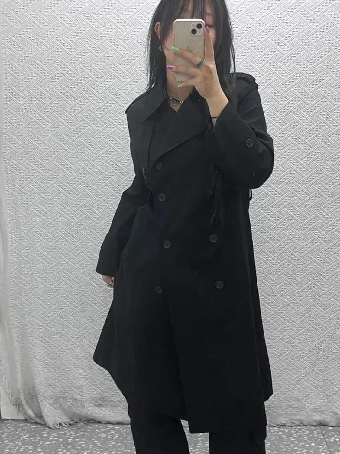 유니클로 C 캐주얼 모던시크 트렌치 코트 S C07382 상품이미지1