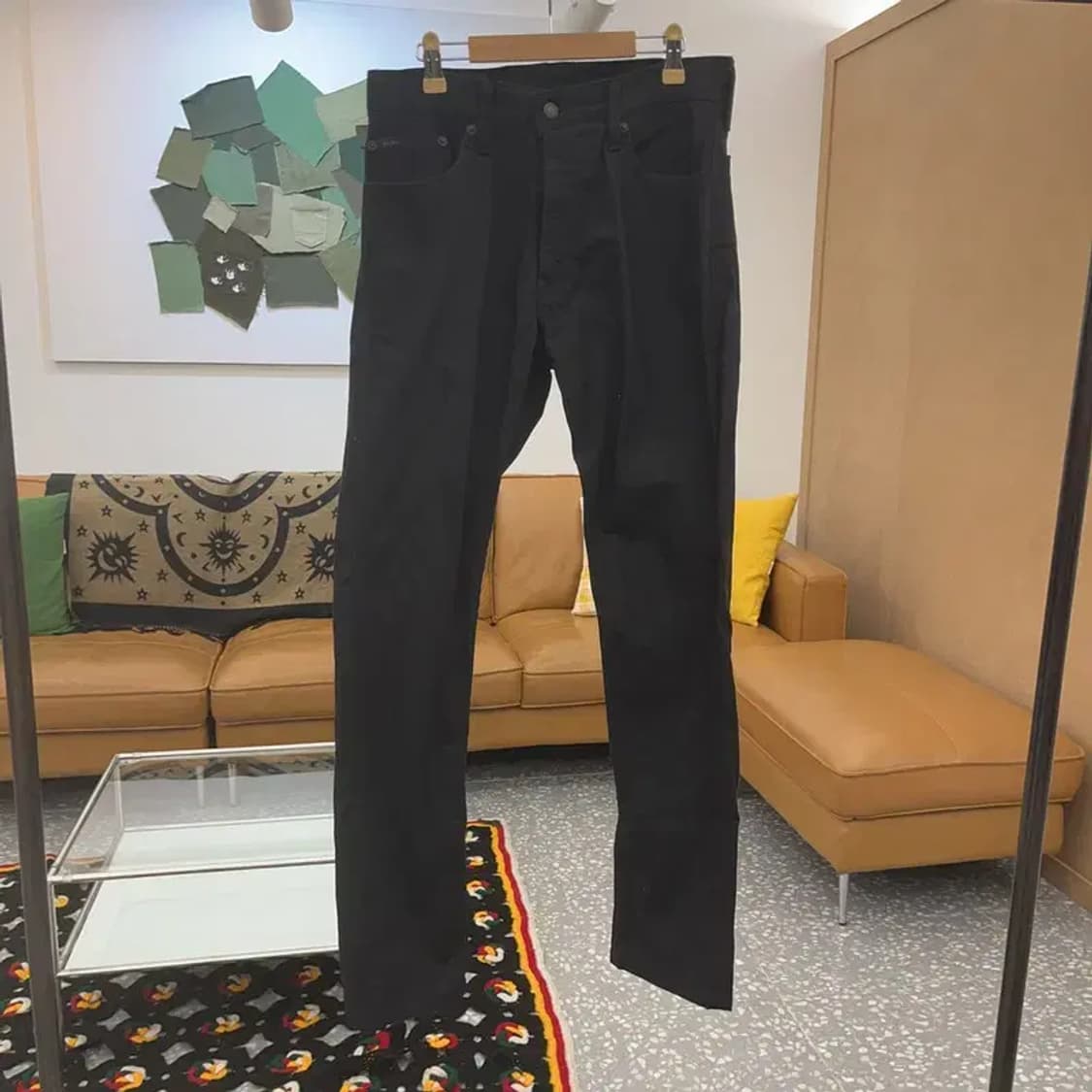 폴로 랄프로렌 모던시크 흑청 데님 팬츠 29인치 C07391 상품이미지3