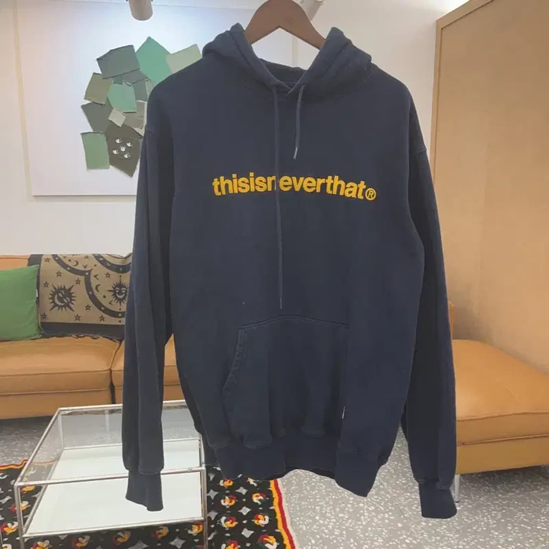 디스이즈네버댓 올드스쿨 레트로 빅로고 약기모 후드티 XL C07383 상품이미지3