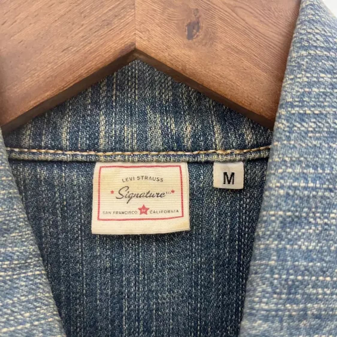 리바이스 시그니처 레트로 빈티지 트러커 데님 자켓 M C07370 상품이미지5