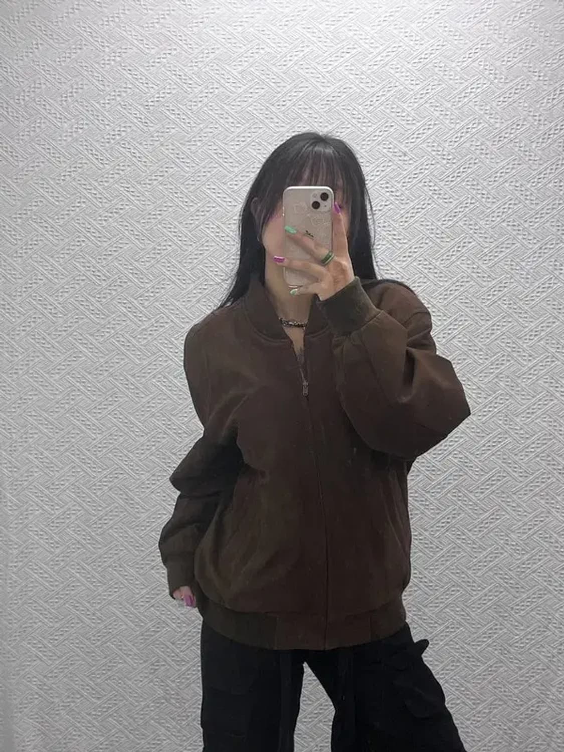 라코스테 컨트리 모던 시크 양가죽 블루종 자켓 100 C07386 상품이미지1