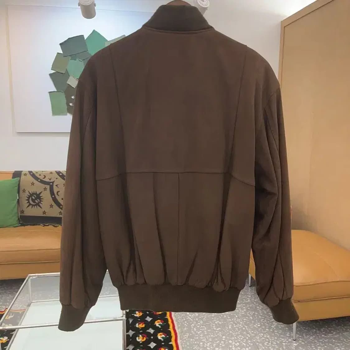 라코스테 컨트리 모던 시크 양가죽 블루종 자켓 100 C07386 상품이미지4