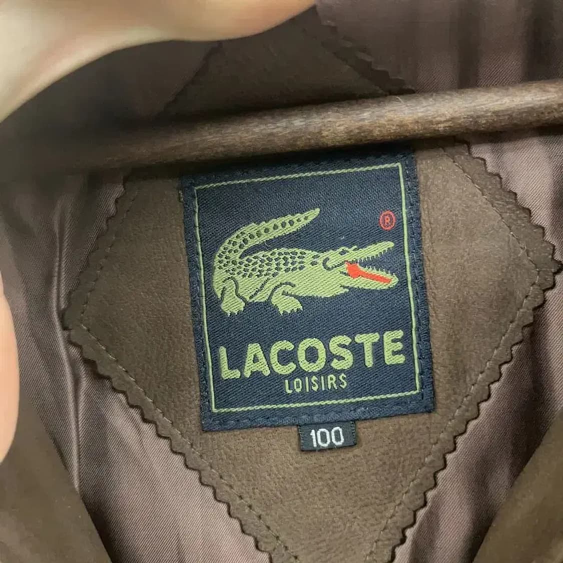 라코스테 컨트리 모던 시크 양가죽 블루종 자켓 100 C07386 상품이미지5