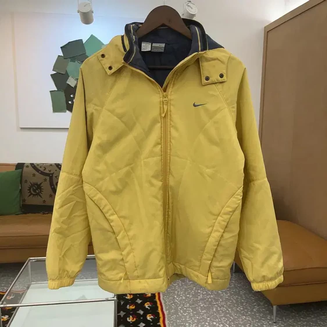 나이키 레트로 테니스 레몬옐로우 바람막이 자켓 90 C07374 상품이미지3