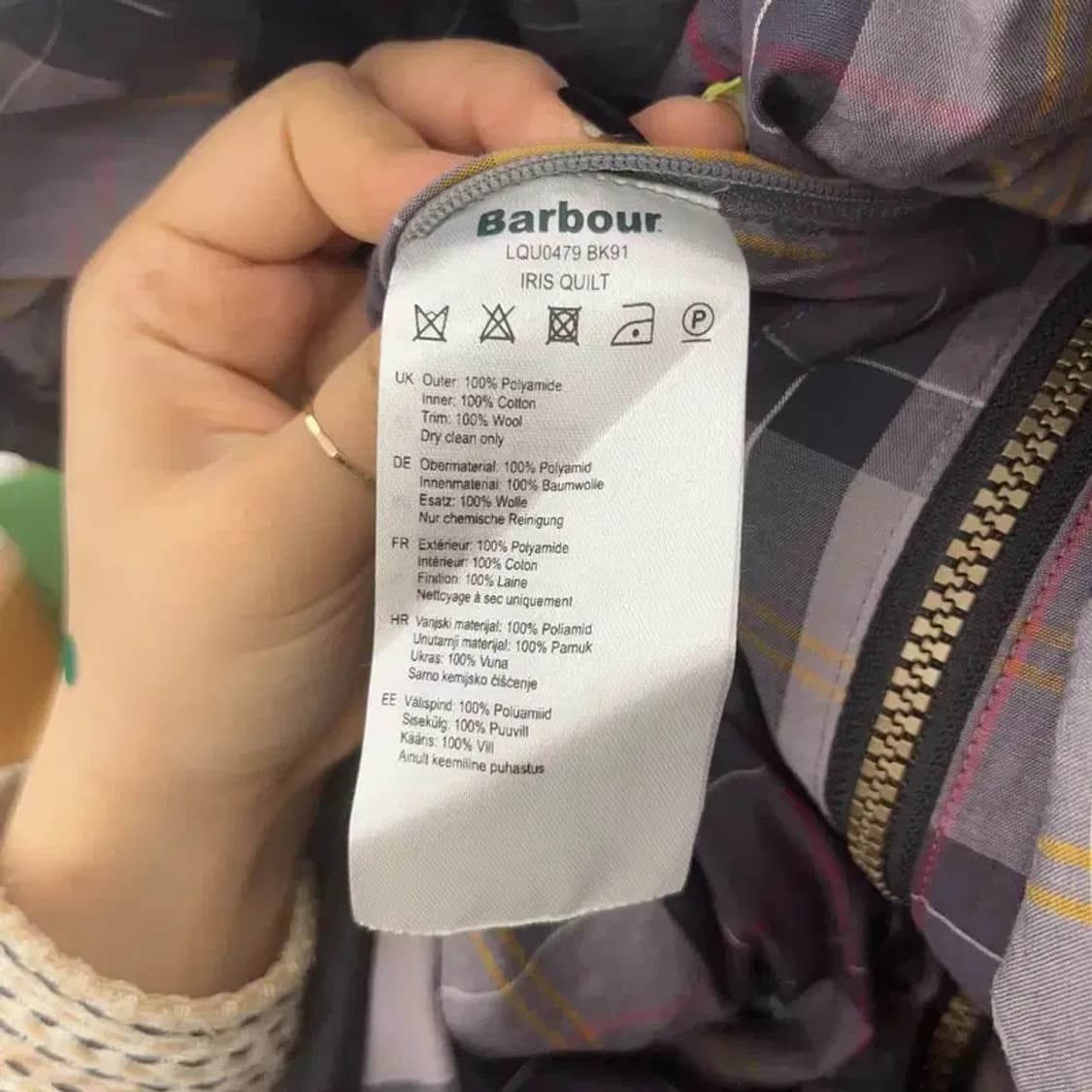 바버 멀티포켓 트러커 퀄팅 워크 자켓 12 C07381 상품이미지6