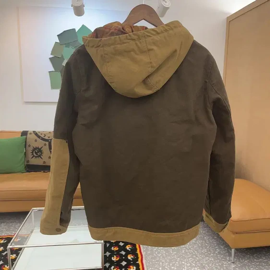 펜들턴 컨트리 빈티지 레트로 후드 워크 자켓 M C07384 상품이미지4