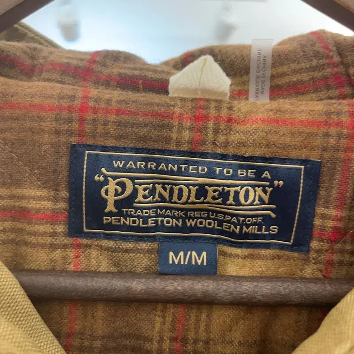 펜들턴 컨트리 빈티지 레트로 후드 워크 자켓 M C07384 상품이미지5