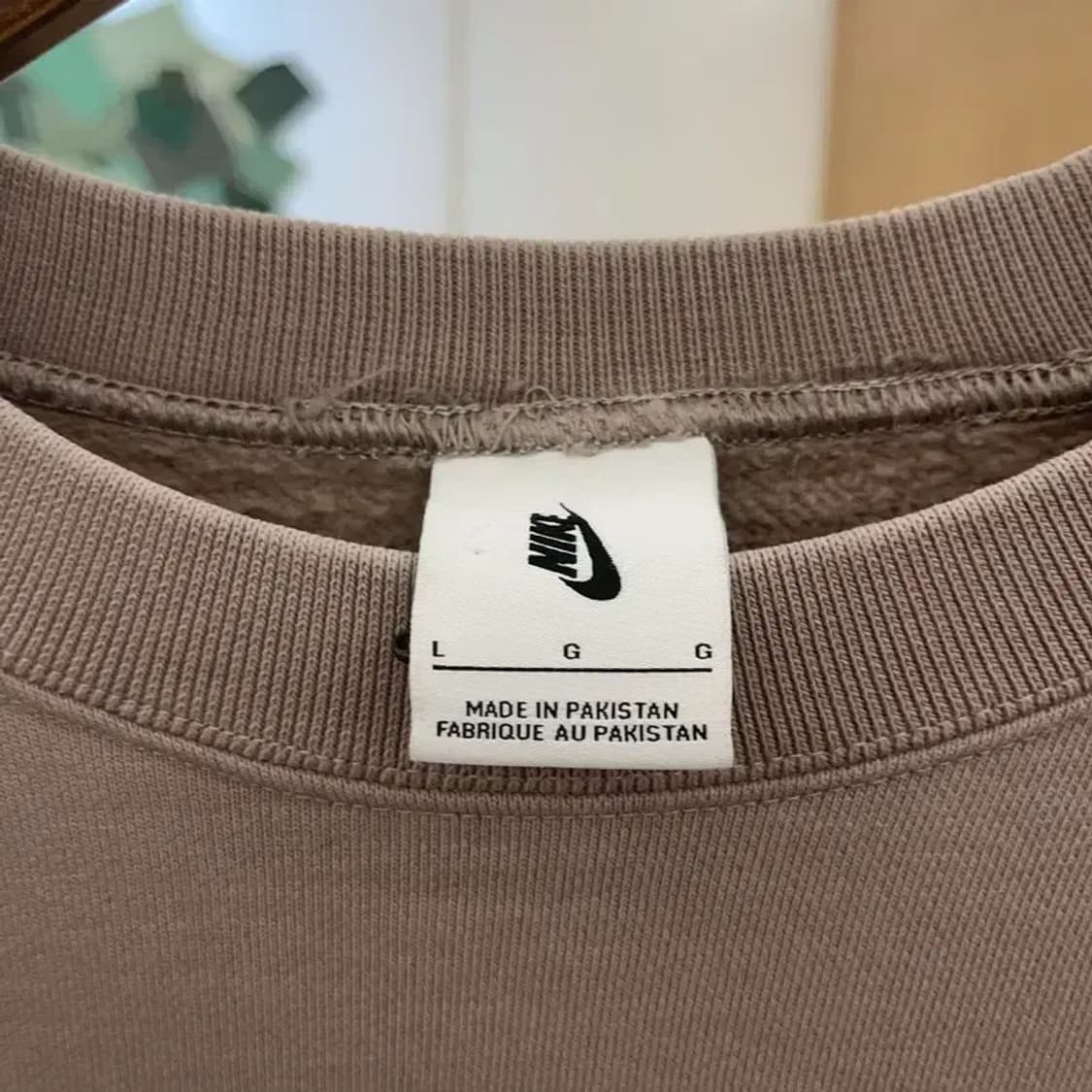 나이키 NRG 솔로 스우시 폭닥 카페라떼 맨투맨 L C07398 상품이미지5