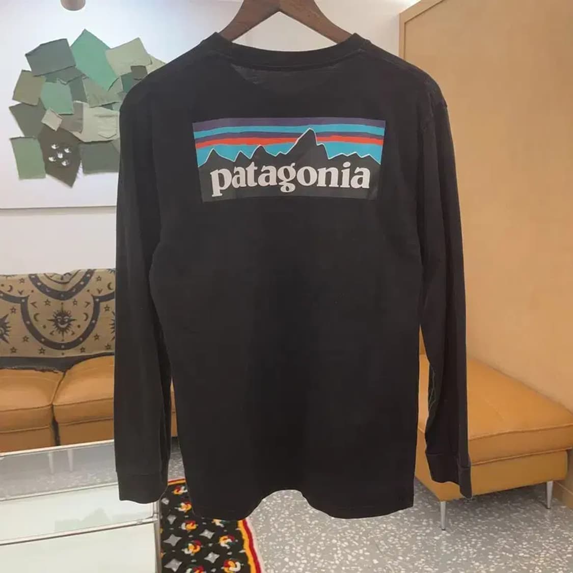 파타고니아 P-6 로고 빈티지 백프린팅 롱슬리브 XL C07400 상품이미지4