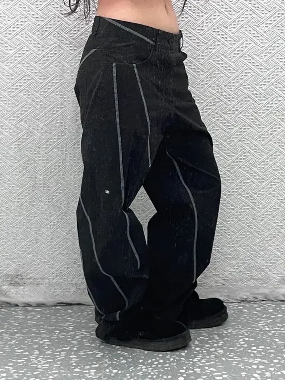 노메뉴얼 스트릿 힙합 스티치 디테일 바지 M C07427 상품이미지1