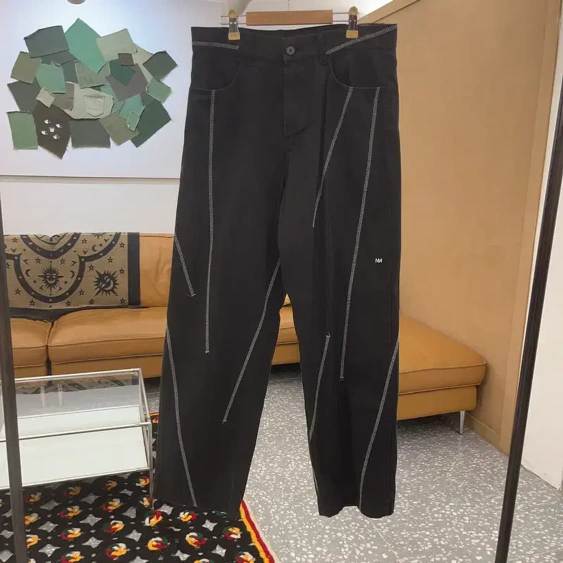 노메뉴얼 스트릿 힙합 스티치 디테일 바지 M C07427 상품이미지3