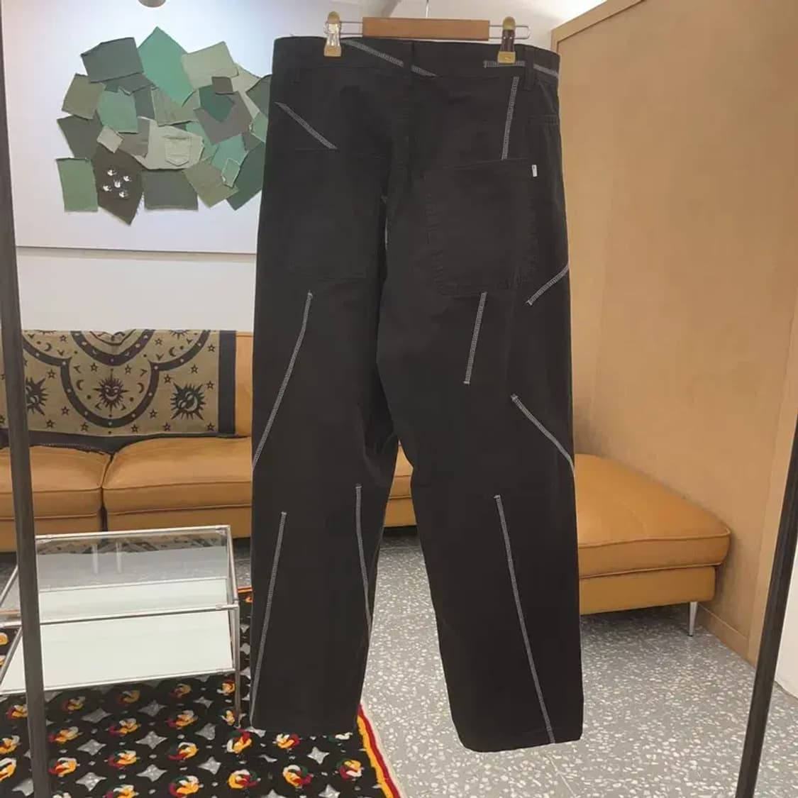 노메뉴얼 스트릿 힙합 스티치 디테일 바지 M C07427 상품이미지4