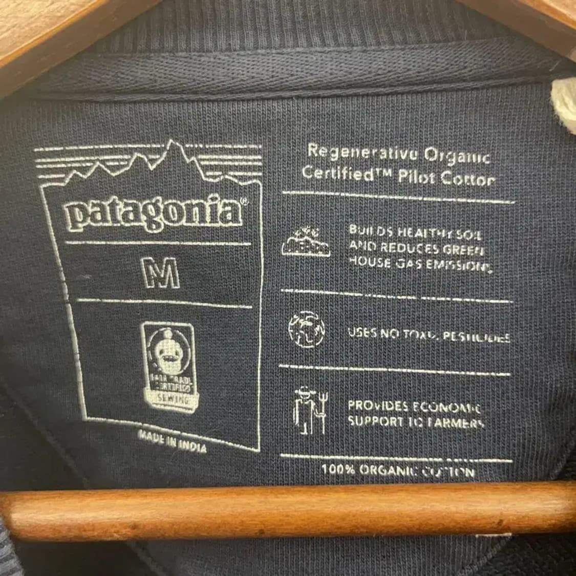 파타고니아 빈티지 캐주얼 스몰로고 맨투맨 M C07403 상품이미지5
