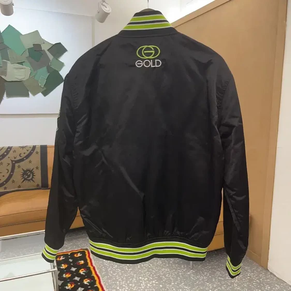 스타터 GOONS 희귀 키치 네온 스타디움 바시티자켓 M C07419 상품이미지4