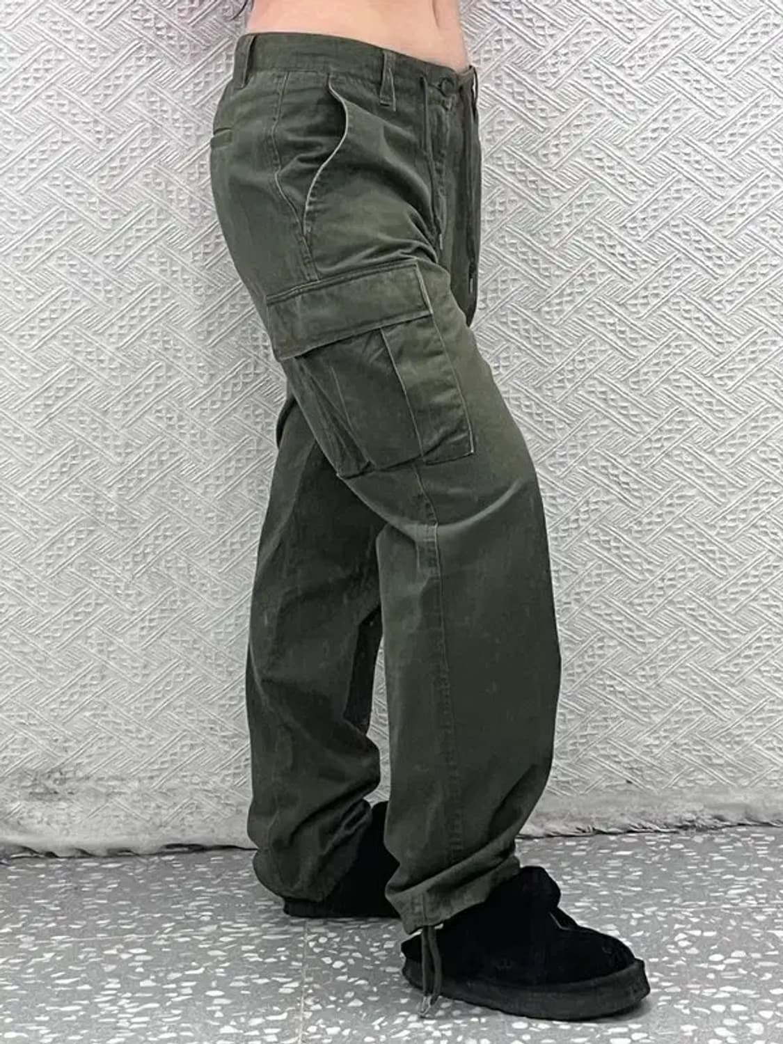 유니폼브릿지 빈티지 말차카키 카고팬츠 M C07428 상품이미지2