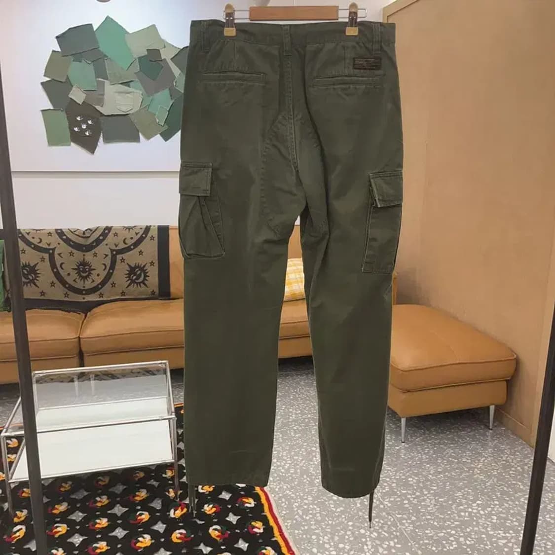 유니폼브릿지 빈티지 말차카키 카고팬츠 M C07428 상품이미지4