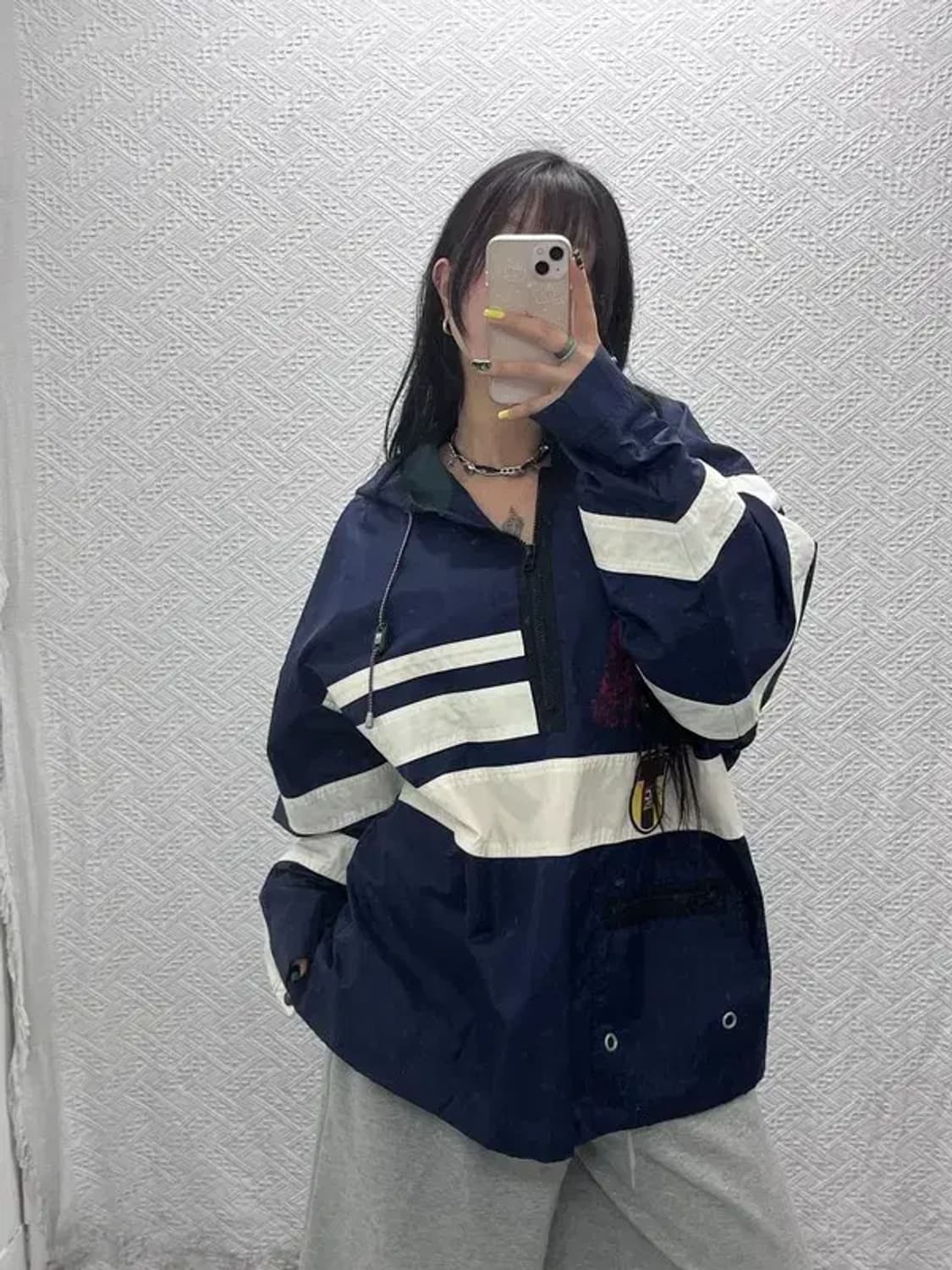 챕스 랄프로렌 올드스쿨 레트로 오버핏 바람막이 아노락 L C07410 상품이미지1