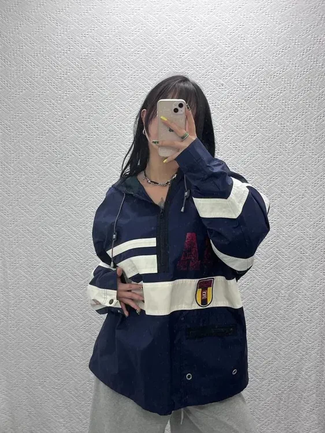 챕스 랄프로렌 올드스쿨 레트로 오버핏 바람막이 아노락 L C07410 상품이미지2