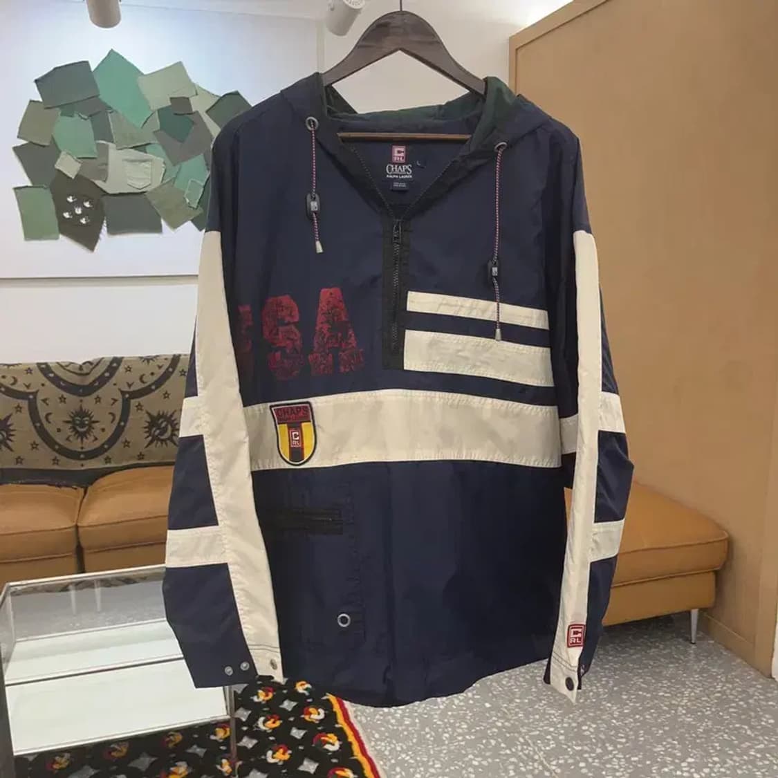 챕스 랄프로렌 올드스쿨 레트로 오버핏 바람막이 아노락 L C07410 상품이미지3