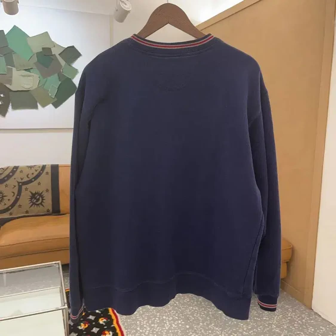 디즈니 푸우 유니크 희귀 키치 자수로고 맨투맨 C07407 상품이미지4