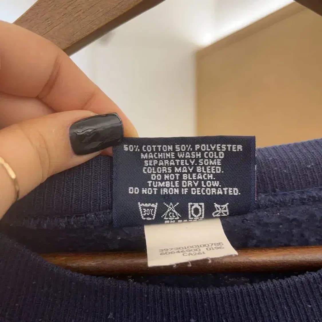 잔스포츠 올드스쿨 레트로 빈티지 오버핏 약기모 맨투맨 L C07408 상품이미지6