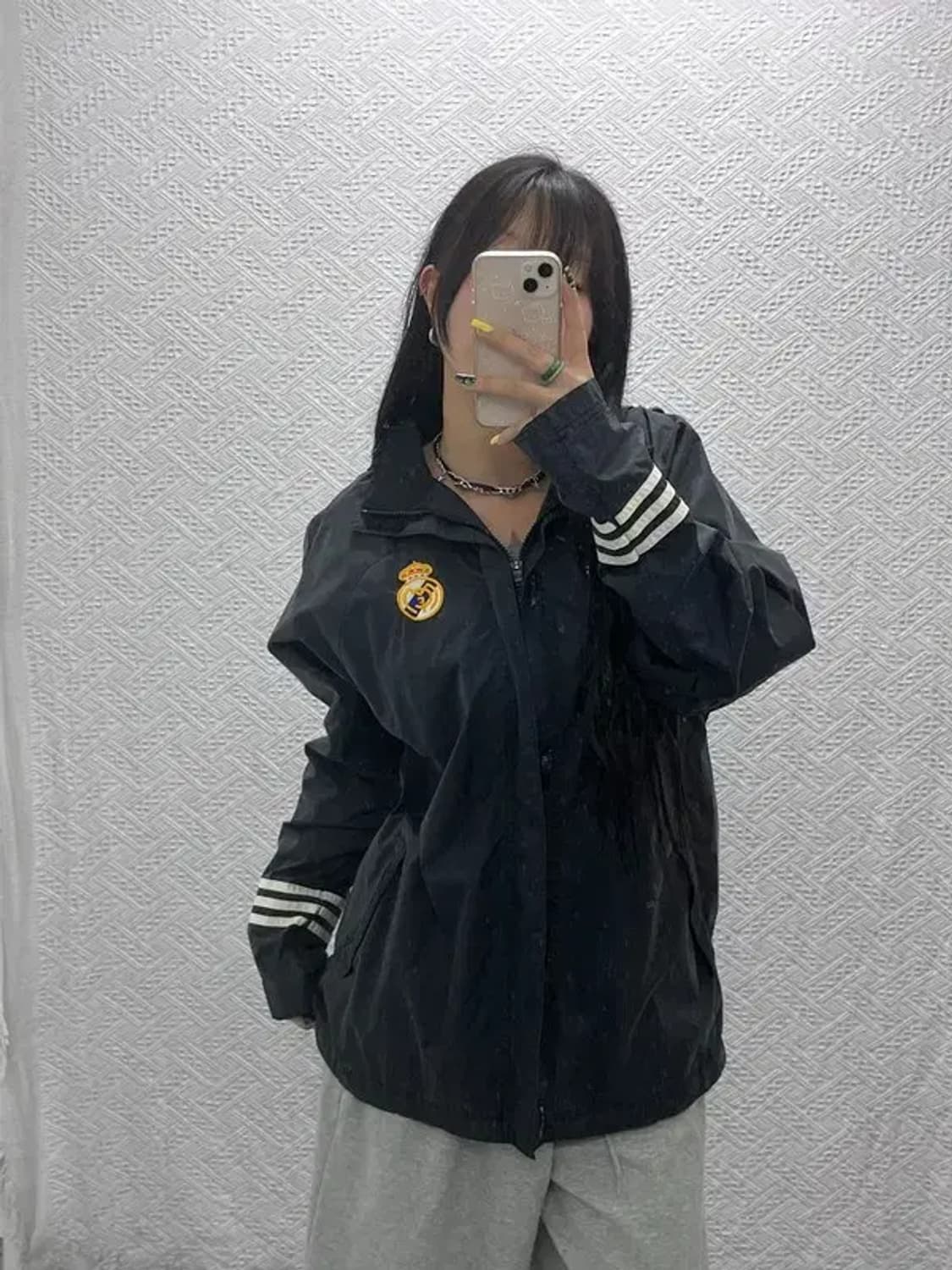 아디다스 레알마드리드 100주년 바람막이 레인자켓 90 C07414 상품이미지2