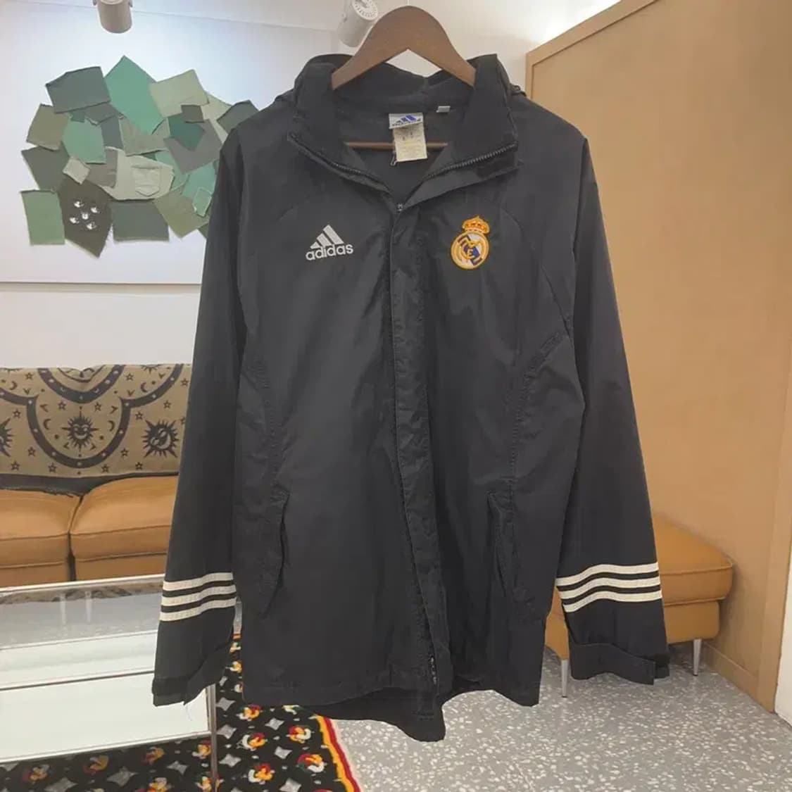 아디다스 레알마드리드 100주년 바람막이 레인자켓 90 C07414 상품이미지3
