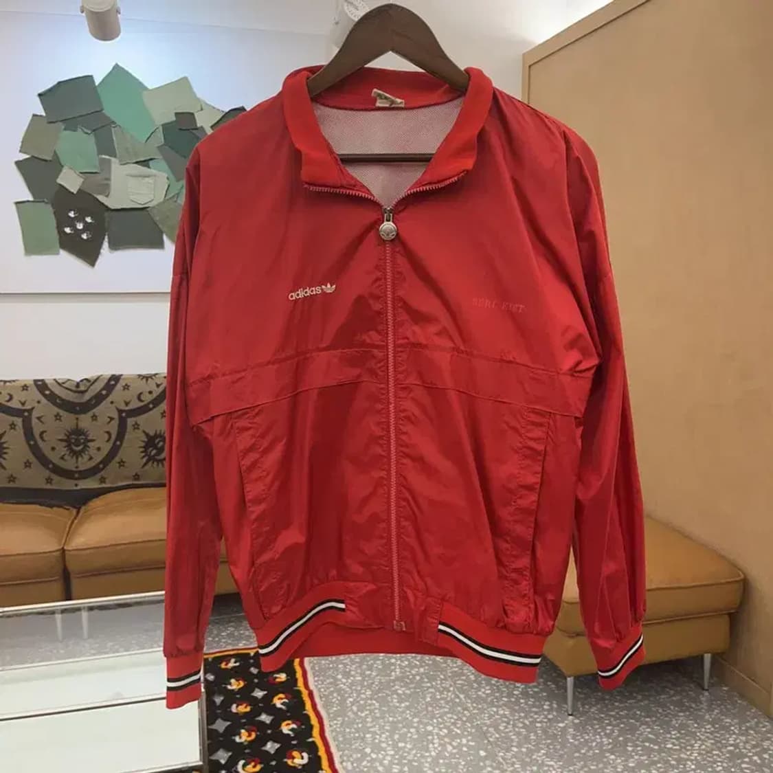 아디다스 올드스쿨 레트로 스펠아웃 바람막이 자켓 105 C07415 상품이미지3