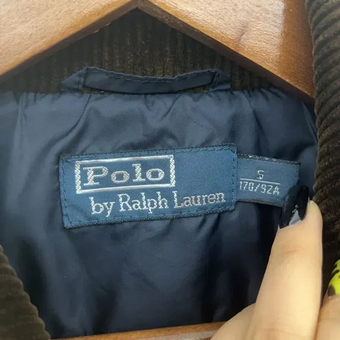 폴로 랄프로렌 캐주얼 코듀로이 카라 퀄팅 자켓 S C07416 상품이미지5