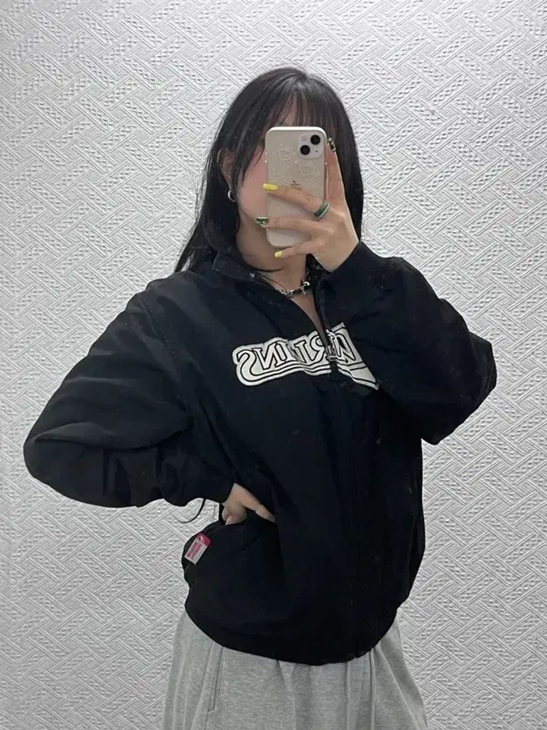 마제스틱 말린스 희귀 약기모 스타디움 바시티자켓 XL C07420 상품이미지2