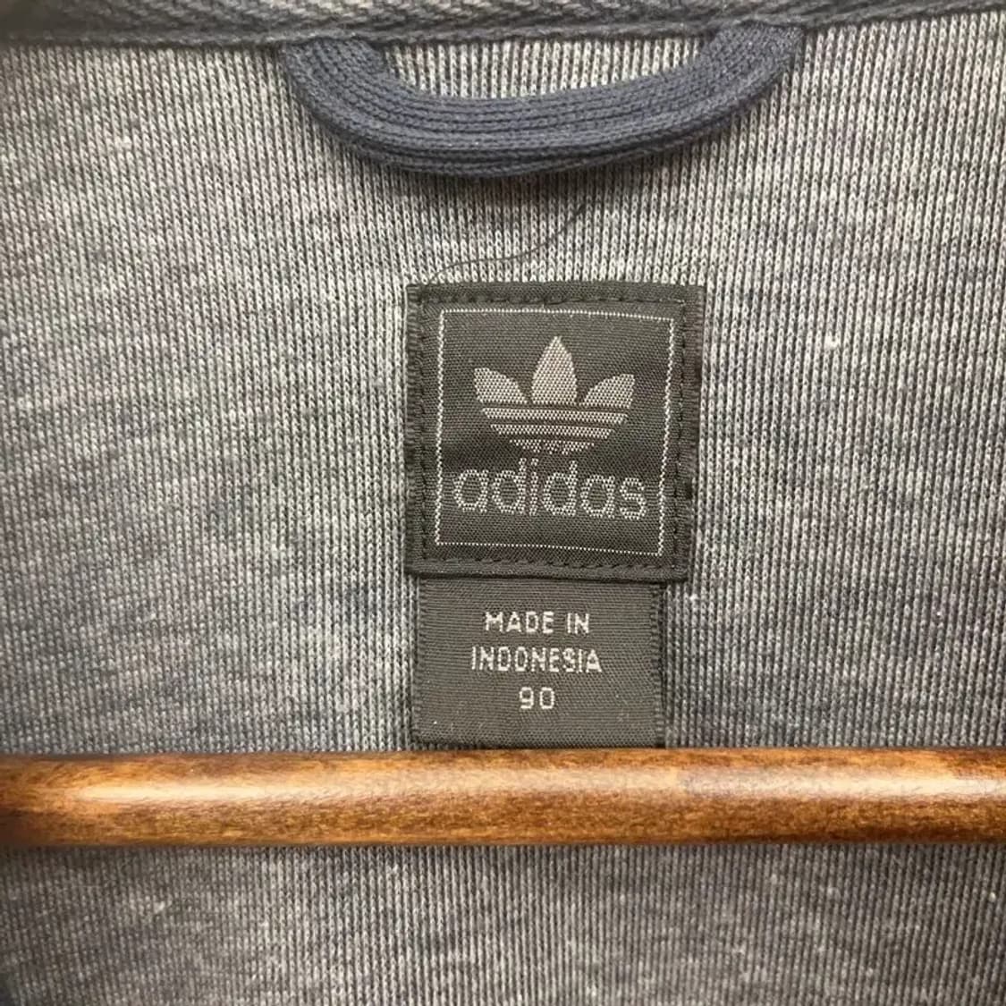 아디다스 올드스쿨 레트로 희귀 검발 후드 져지 집업 90 C07449 상품이미지5