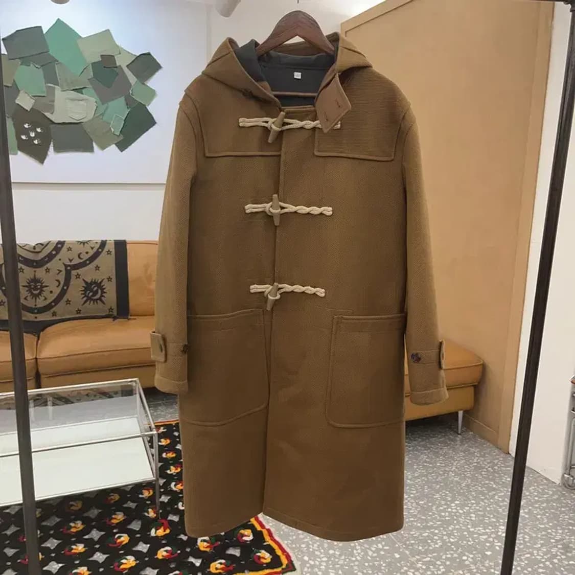 유니클로 U 블럭테크 떡볶이 더플 롱코트 S C07452 상품이미지3