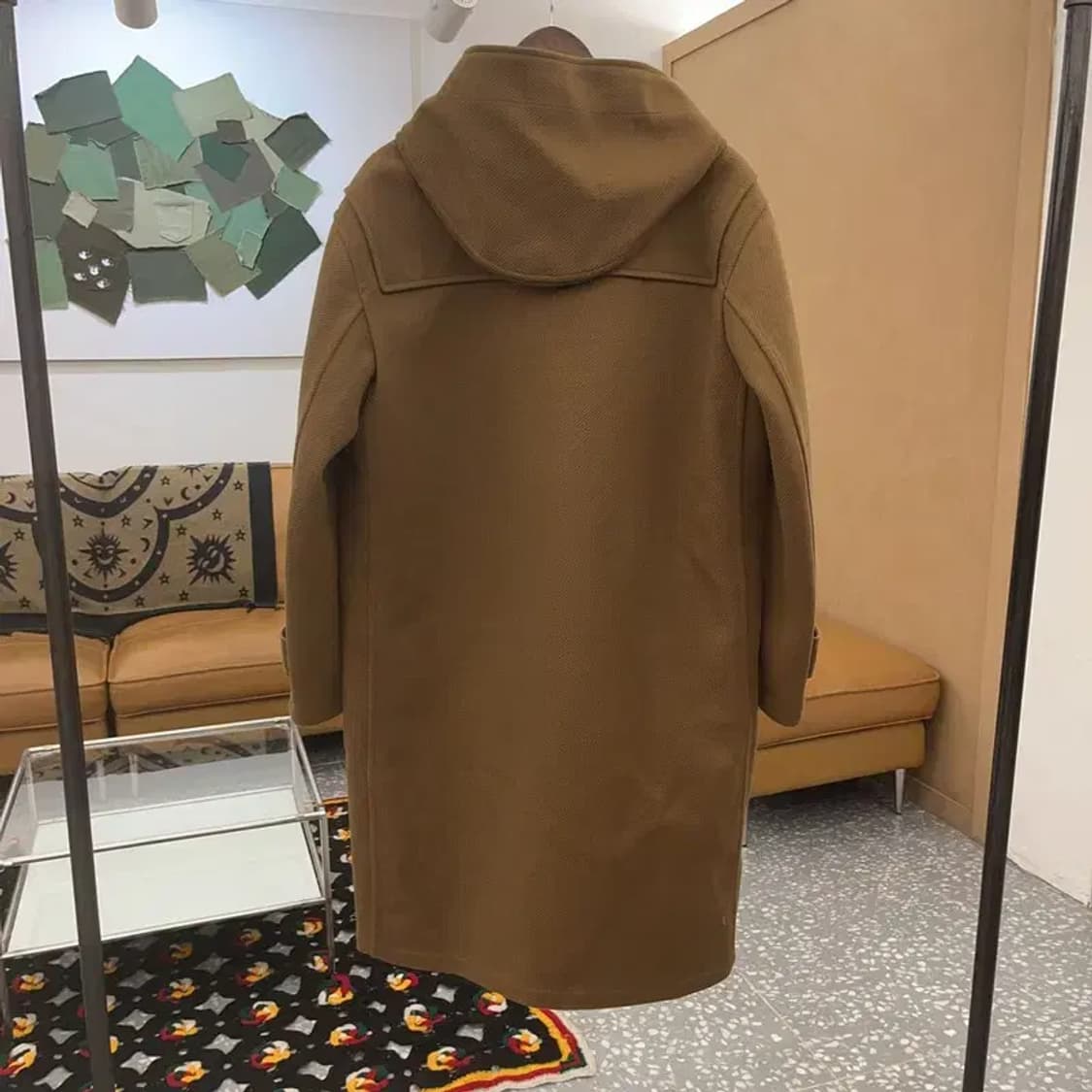 유니클로 U 블럭테크 떡볶이 더플 롱코트 S C07452 상품이미지4