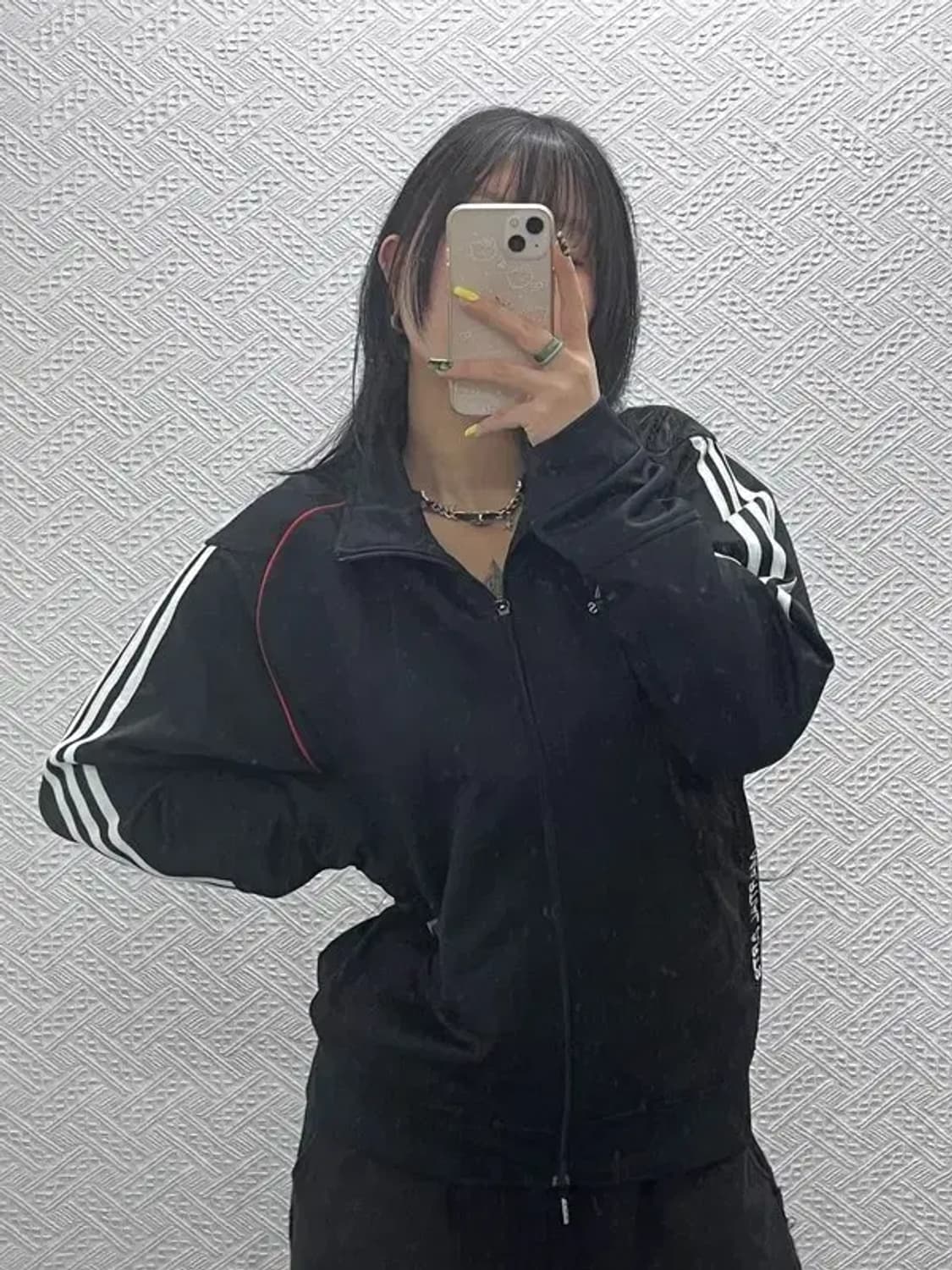 아디다스 올드스쿨 레트로 크로스 배색 져지 집업 L C07453 상품이미지1