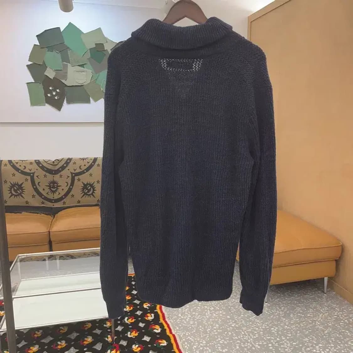 폴로 랄프로렌 모던 시크 폭닥 숄카라 니트 가디건 M C07461 상품이미지4