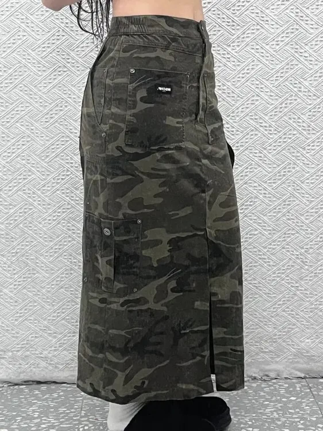 미스치프 카모플라주 스트릿 힙합 카고 스커트 M C07466 상품이미지1