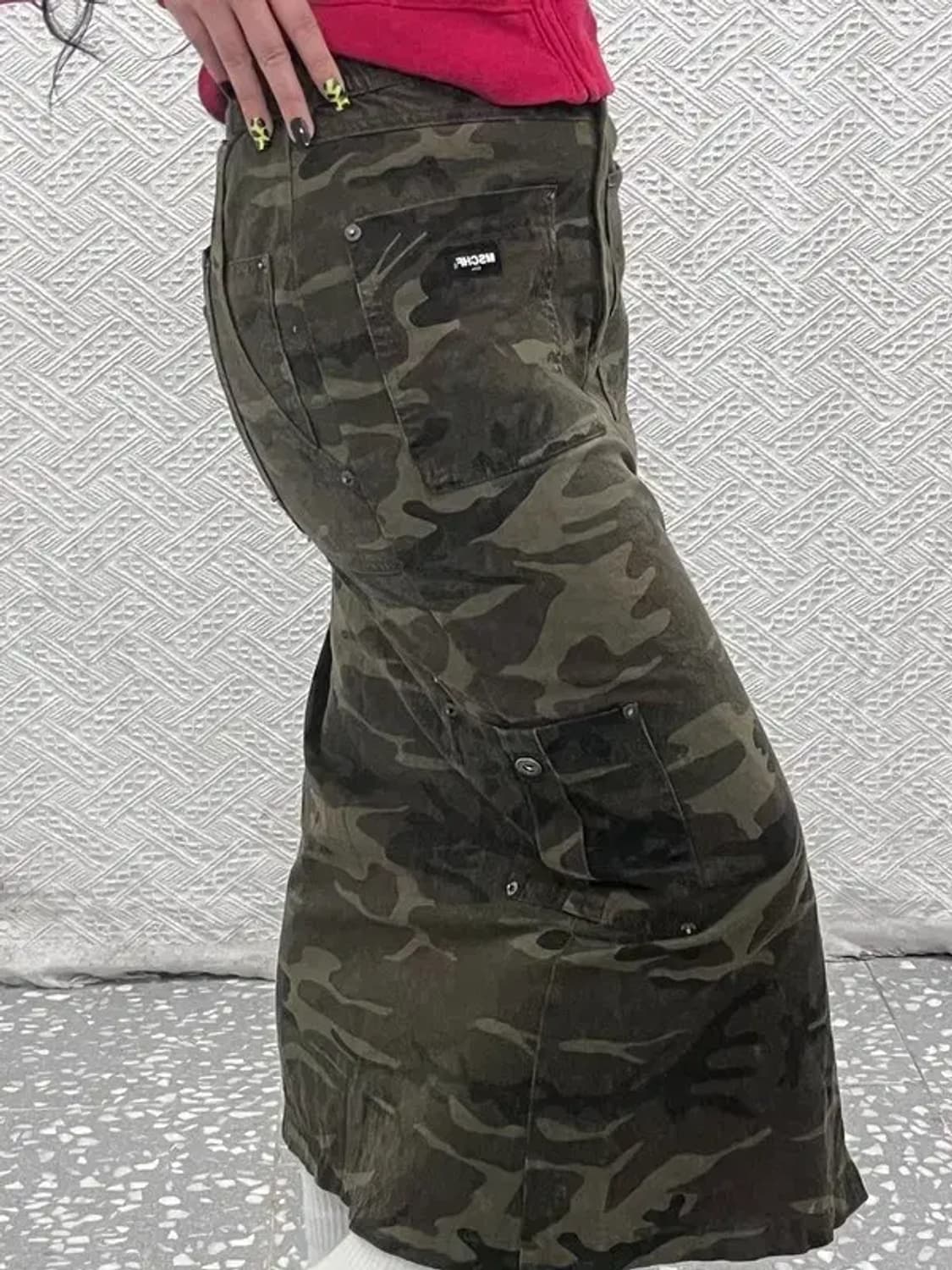 미스치프 카모플라주 스트릿 힙합 카고 스커트 M C07466 상품이미지2