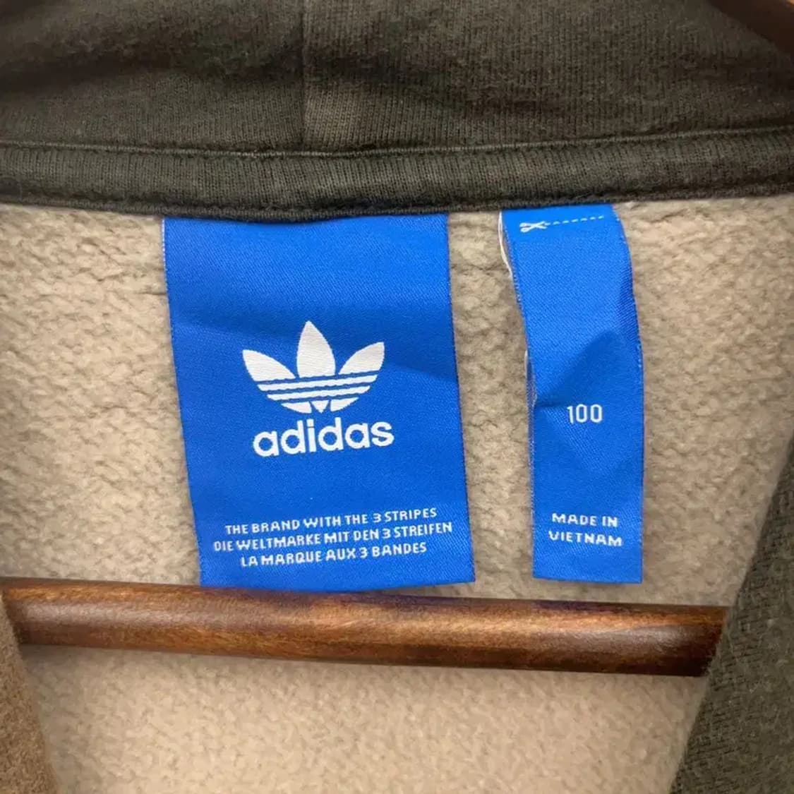 아디다스 희귀 스트릿 카모플라주 밀리터리 기모 후드티 100 C07462 상품이미지5