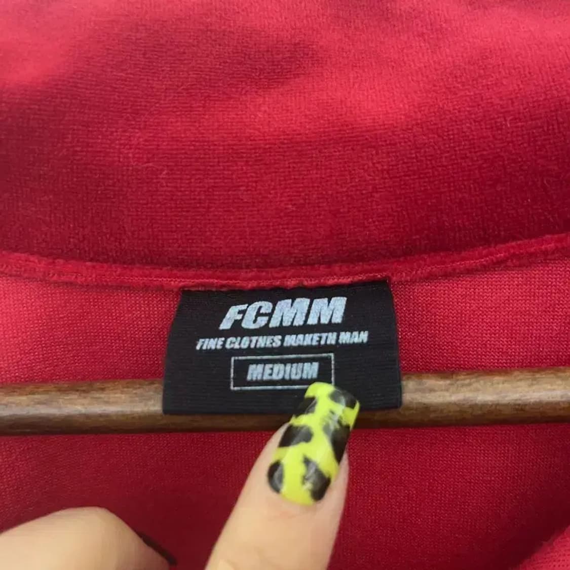 FCMM 레트로 90's 슬리브라인 오버핏 벨벳 집업 M C07465 상품이미지5