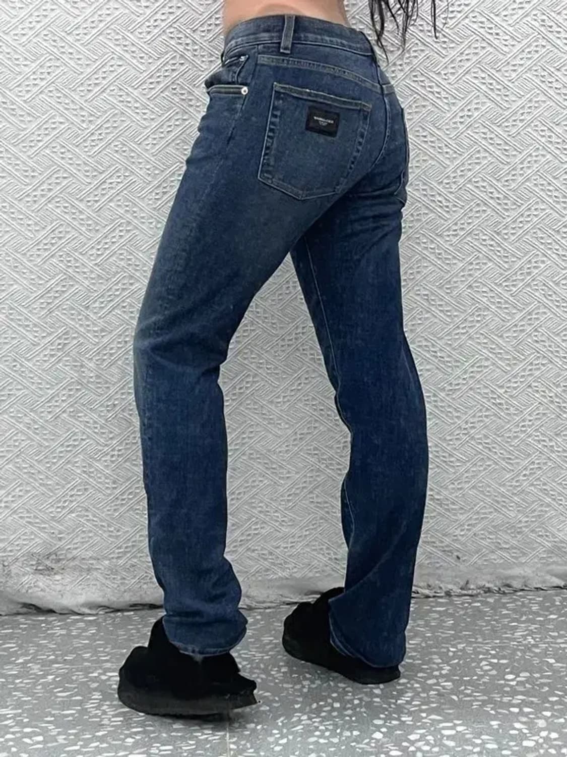 돌체앤가바나 모던 힙패치 스키니진 데님팬츠 30인치 C07468 상품이미지1